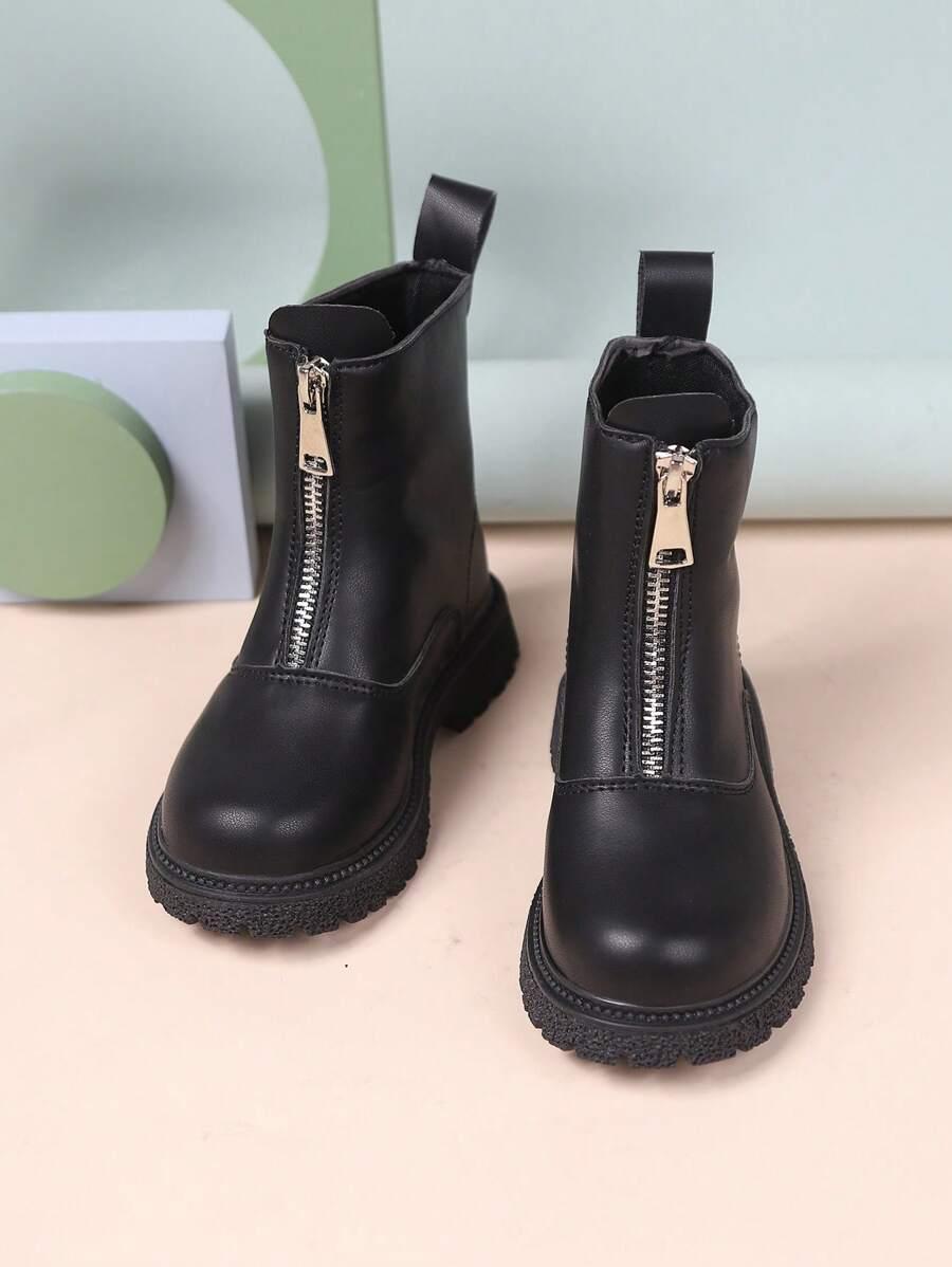 CZARNE BOTKI ZIP