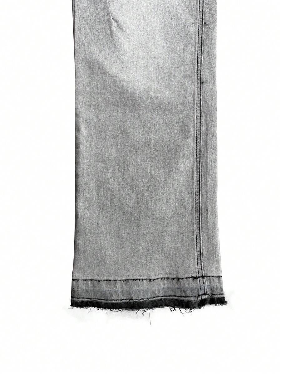 szare spodnie jeans