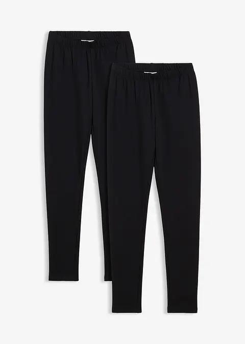 LEGGINSY DZIECIĘCE BAWEŁNIANE 2PAK
