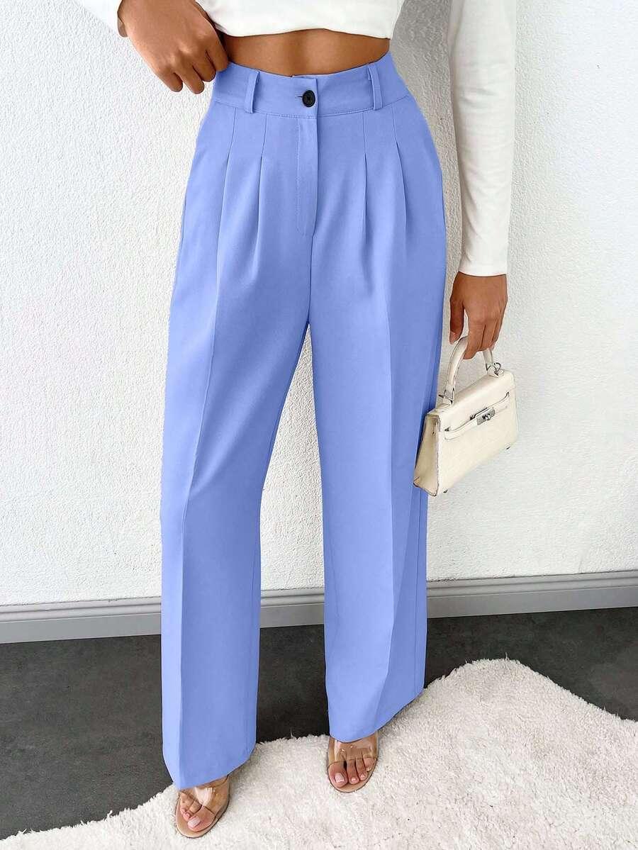 niebieskie spodnie casual