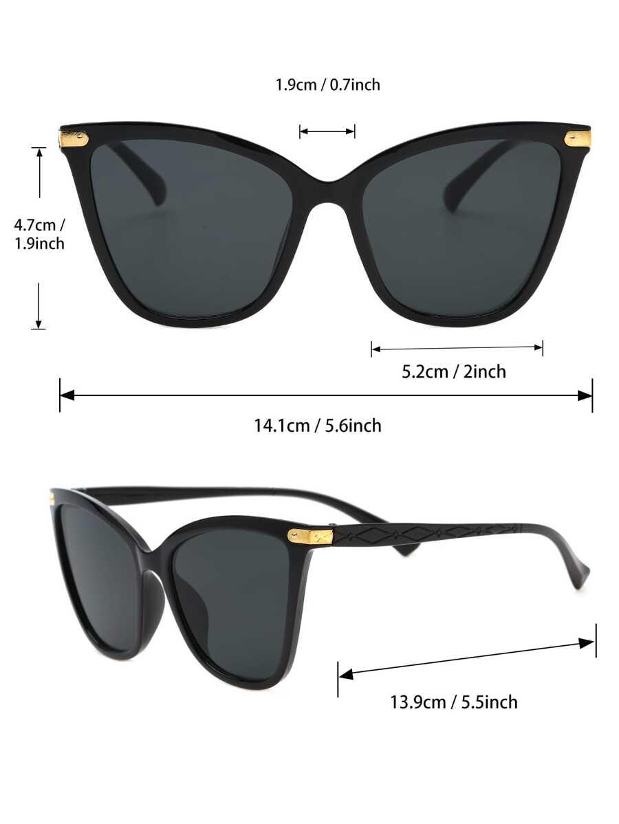 CZARNE OKULARY PRZECIWSŁONECZNE 2-PACK
