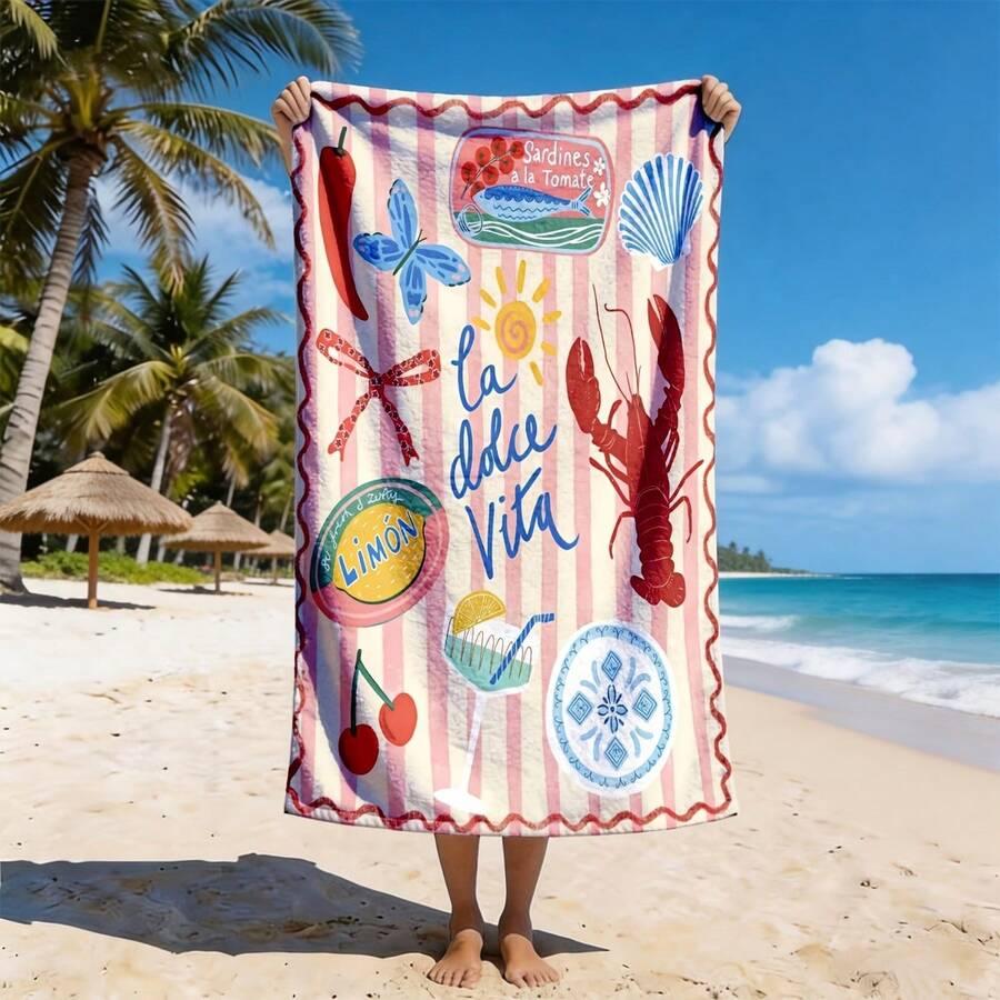 ręcznik plażowy print