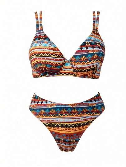 komplet bikini print 