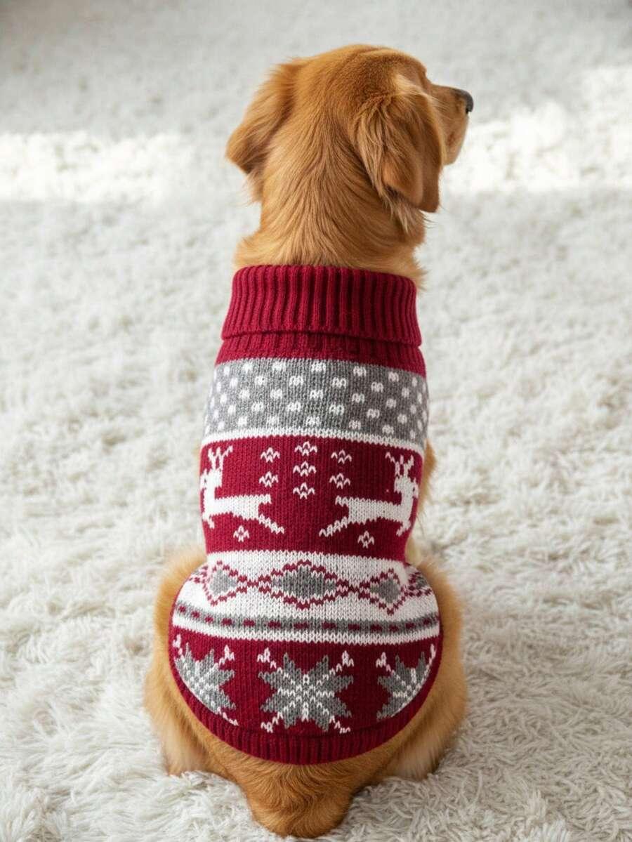 sweter wzór świąteczny