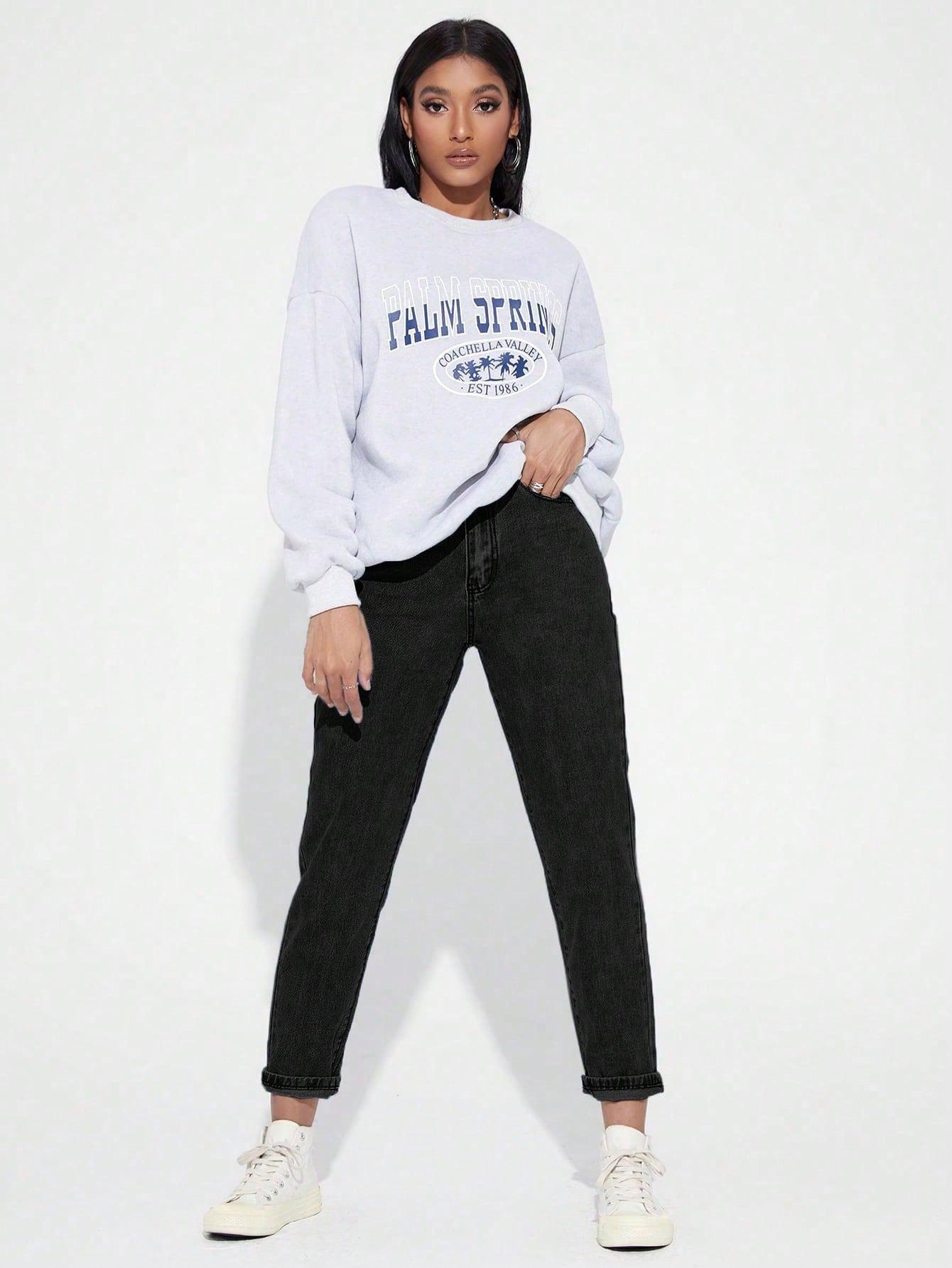 CZARNE SPODNIE JEANS 