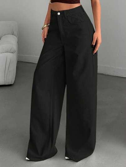 czarne spodnie jeans 