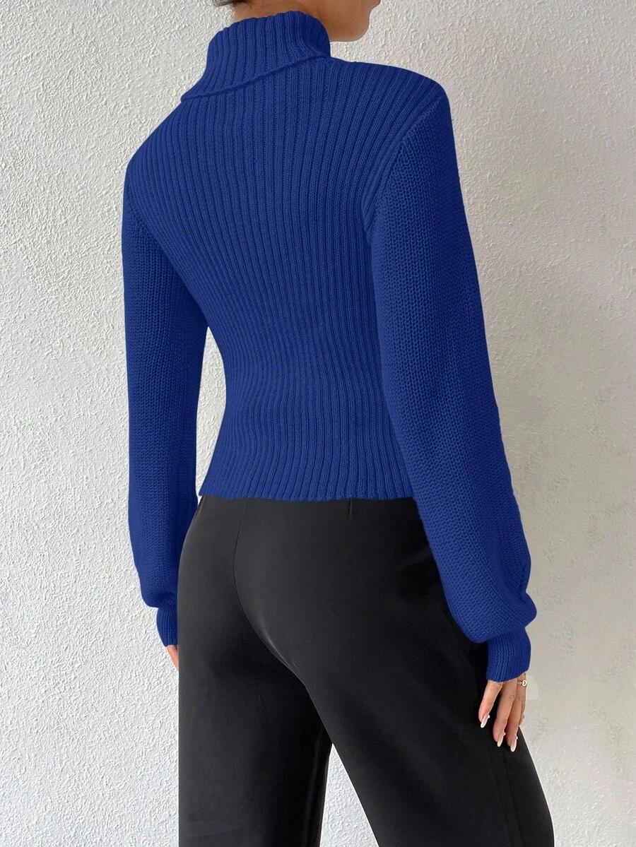 DOPASOWANY SWETER WYCIĘCIE GOLF 