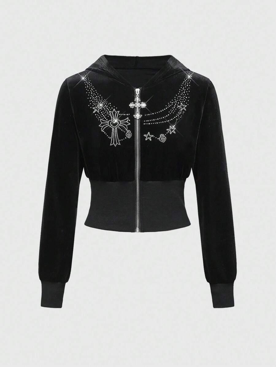 BLUZA DAMSKA ROZPINANA Z KAPTUREM
