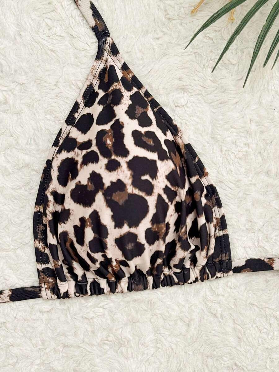 TRZYCZĘŚCIOWY KOMPLET BIKINI ANIMAL PRINT
