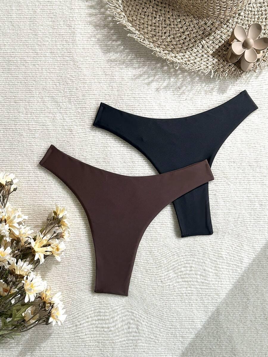 czarny dół od bikini 