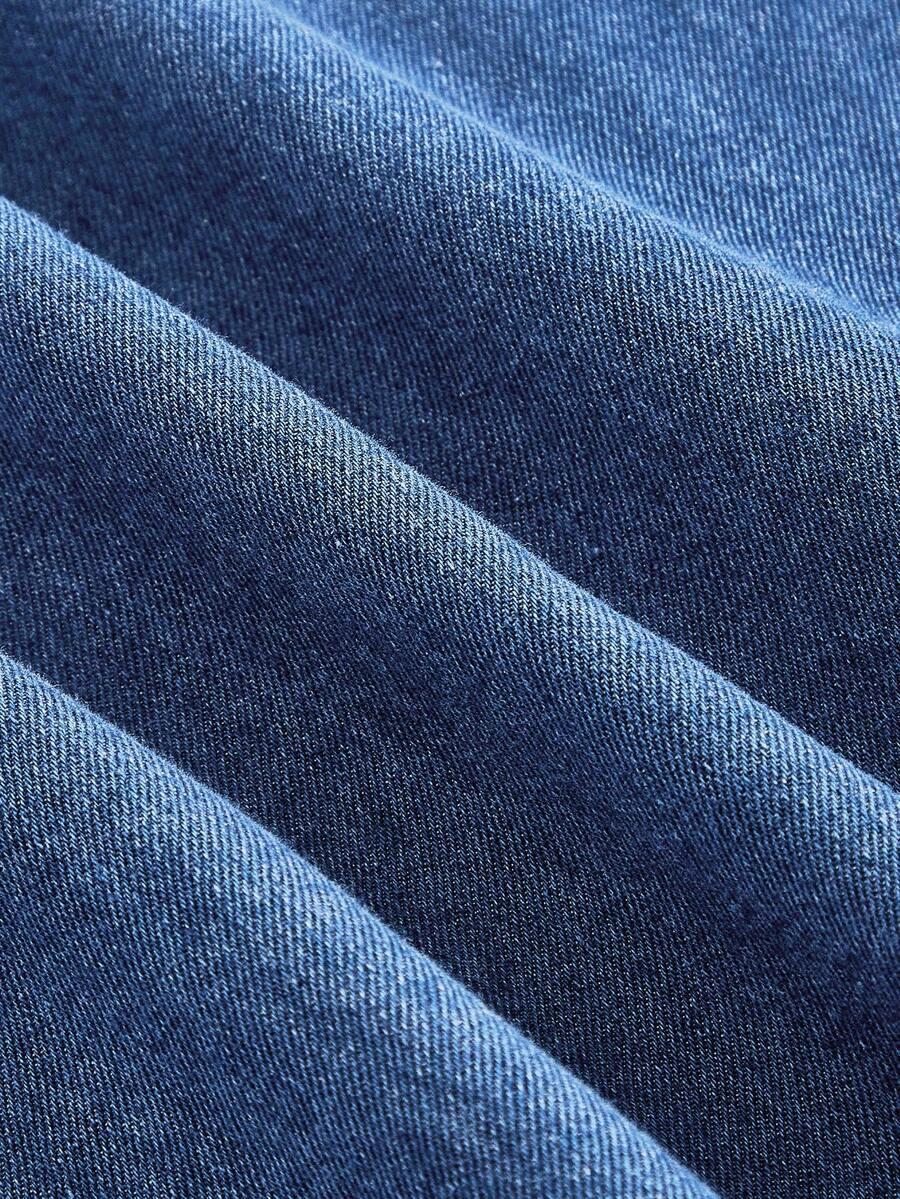 NIEBIESKA SUKIENKA JEANS