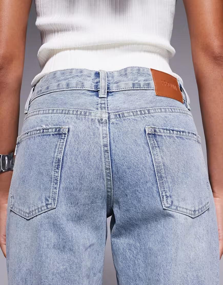 PROSTE SPODNIE JEANS WYSOKI STAN