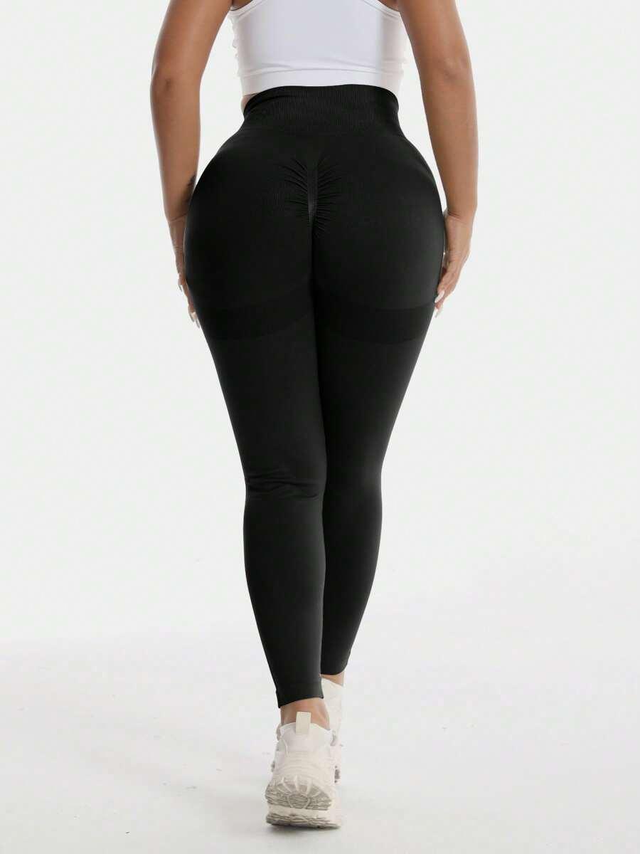CZARNE KLASYCZNE LEGGINSY 