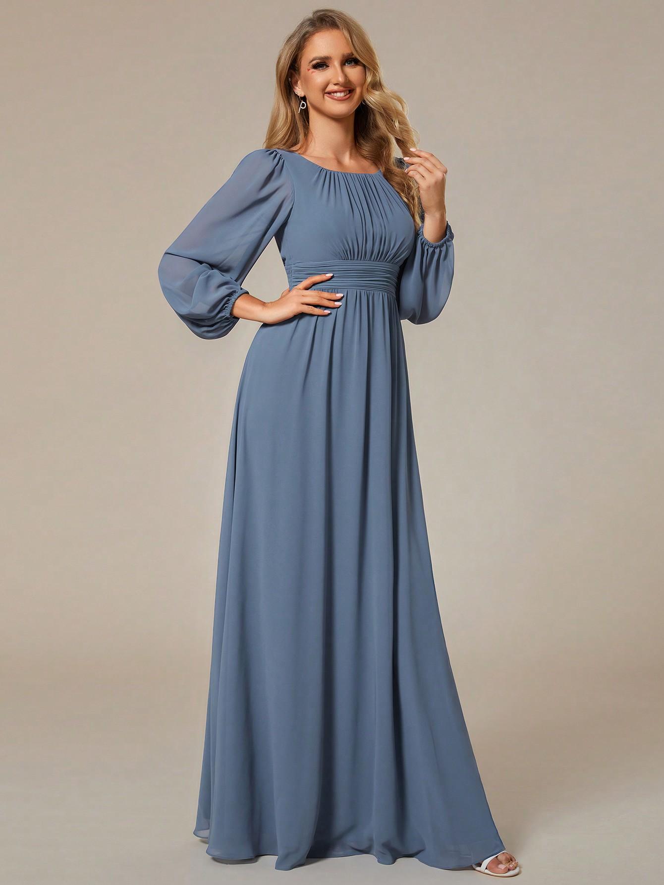 NIEBIESKA MAXI SUKIENKA 