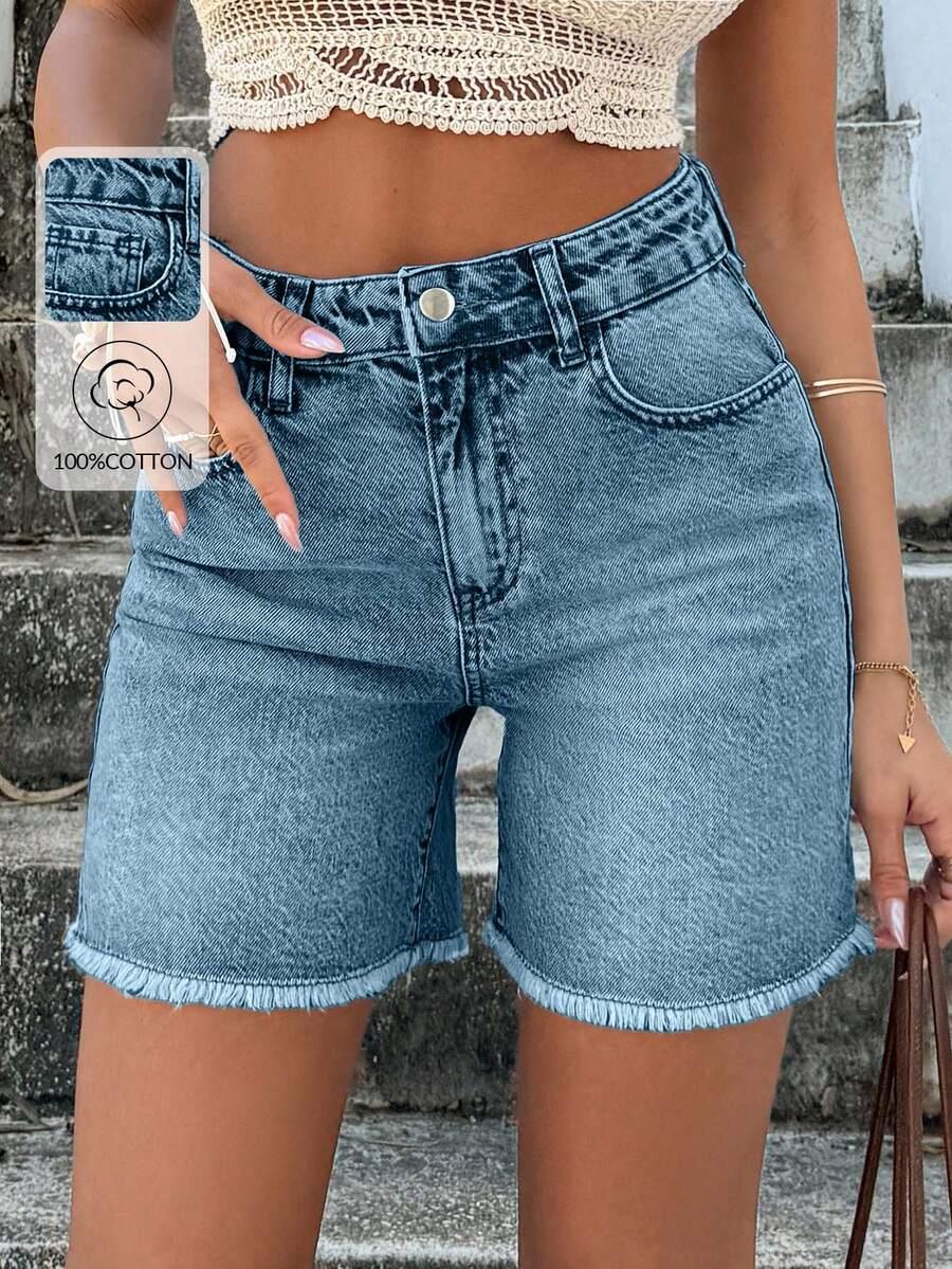 spodenki jeans kieszenie