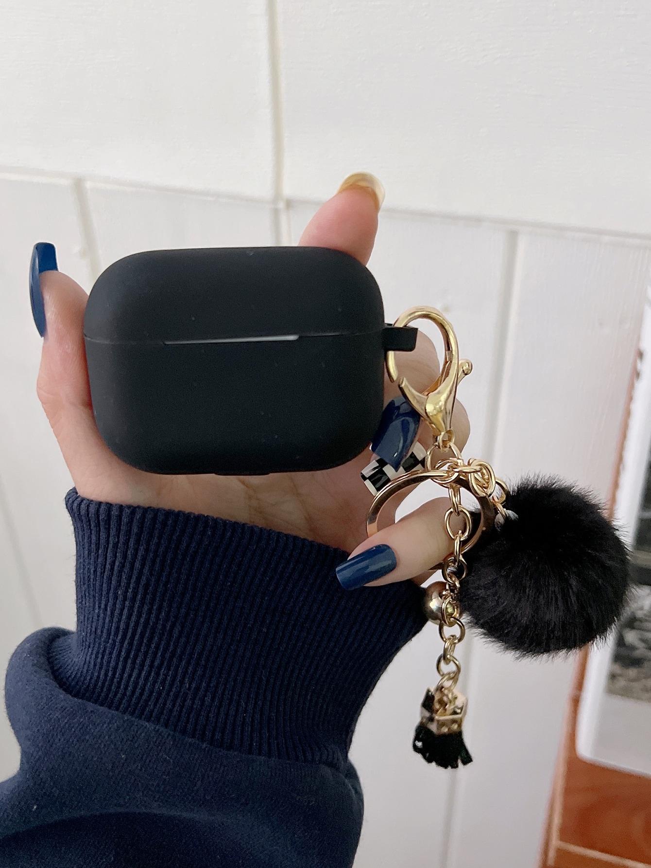 etui na słuchawki airpods 1/2 z brelokiem