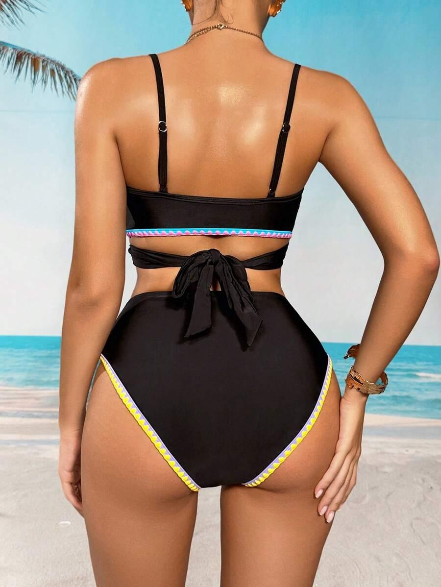 DWUCZĘŚCIOWY STRÓJ KĄPIELOWY PLUS SIZE -