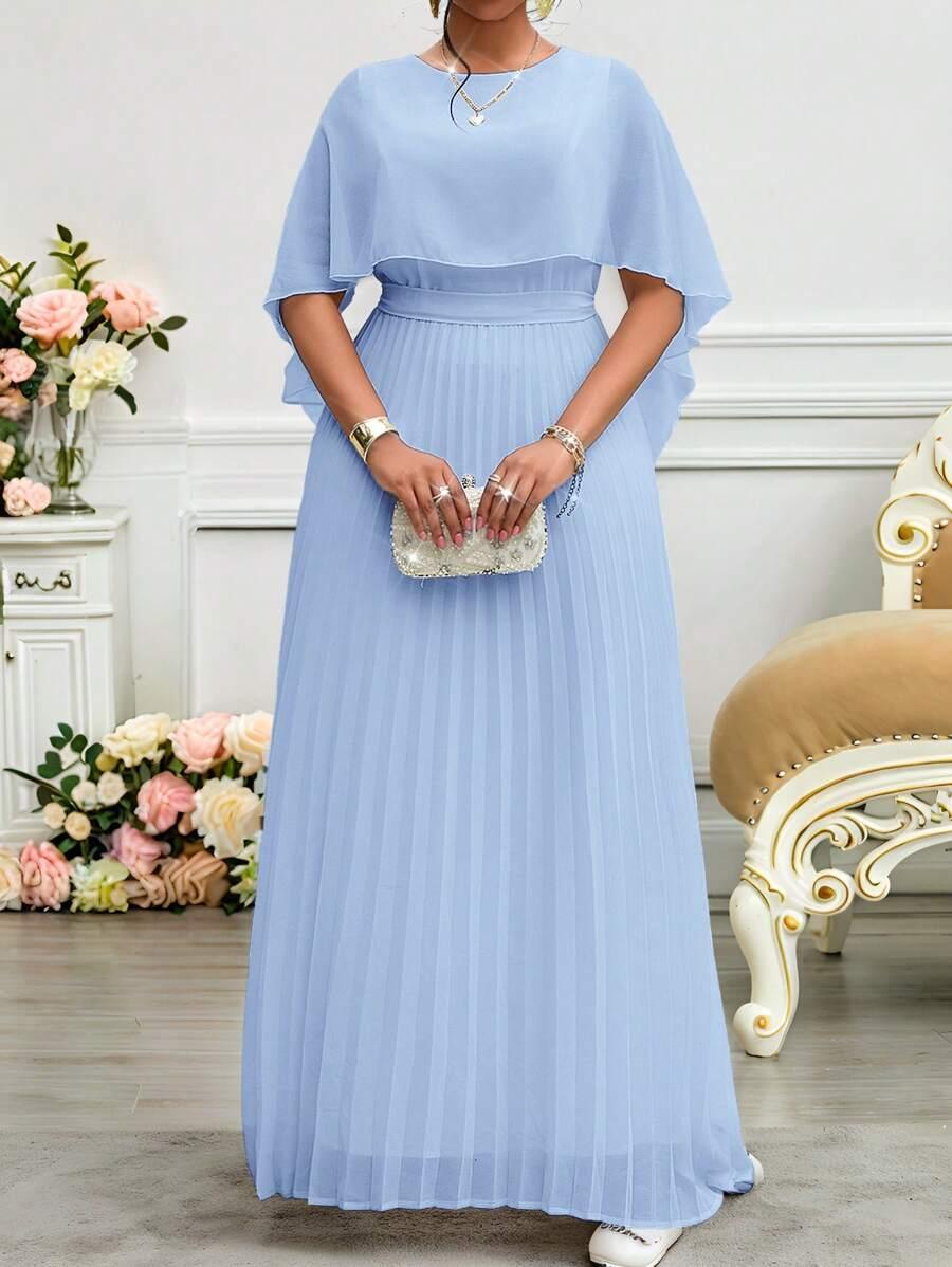 NIEBIESKA MAXI SUKIENKA 