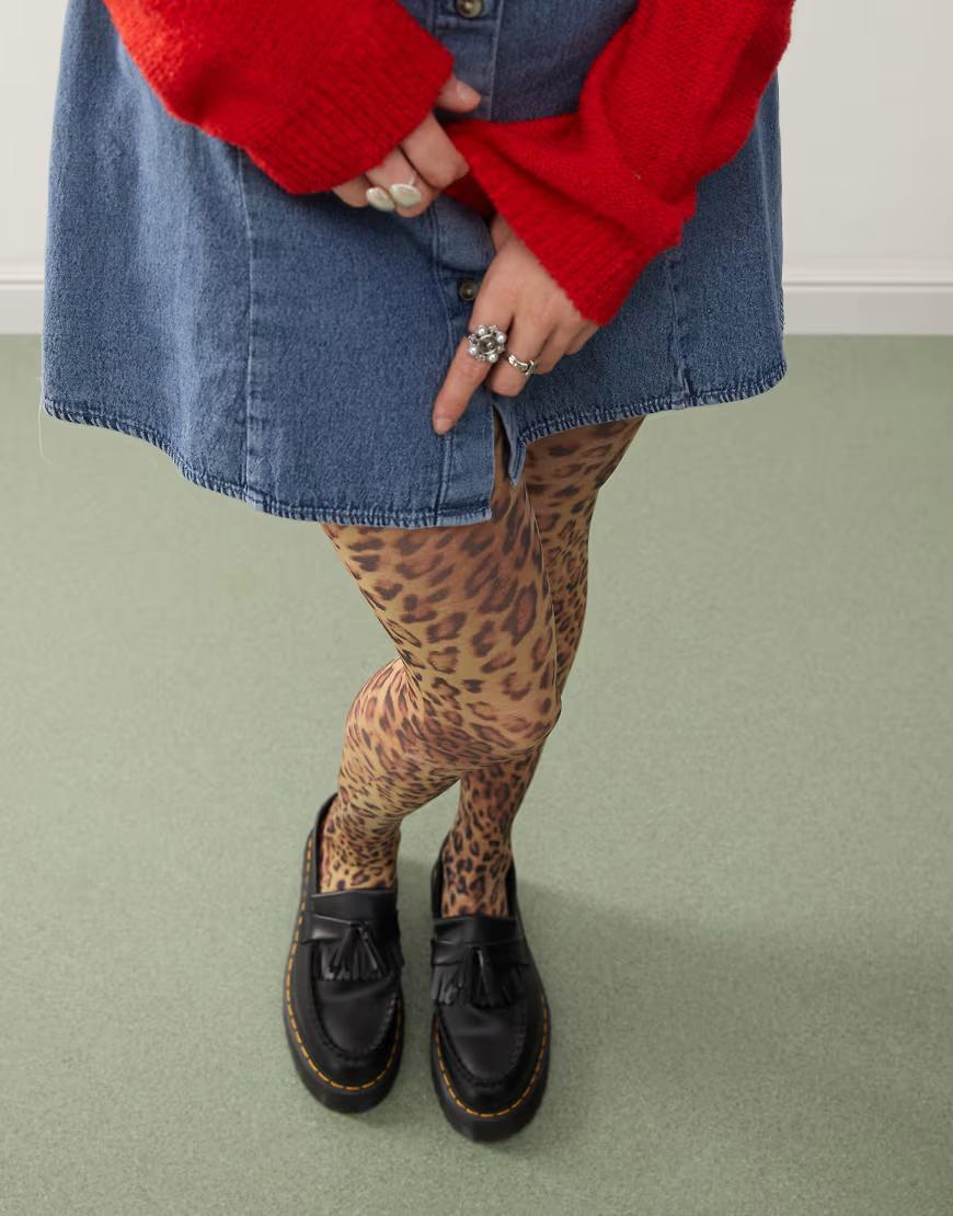 rajstopy animal print