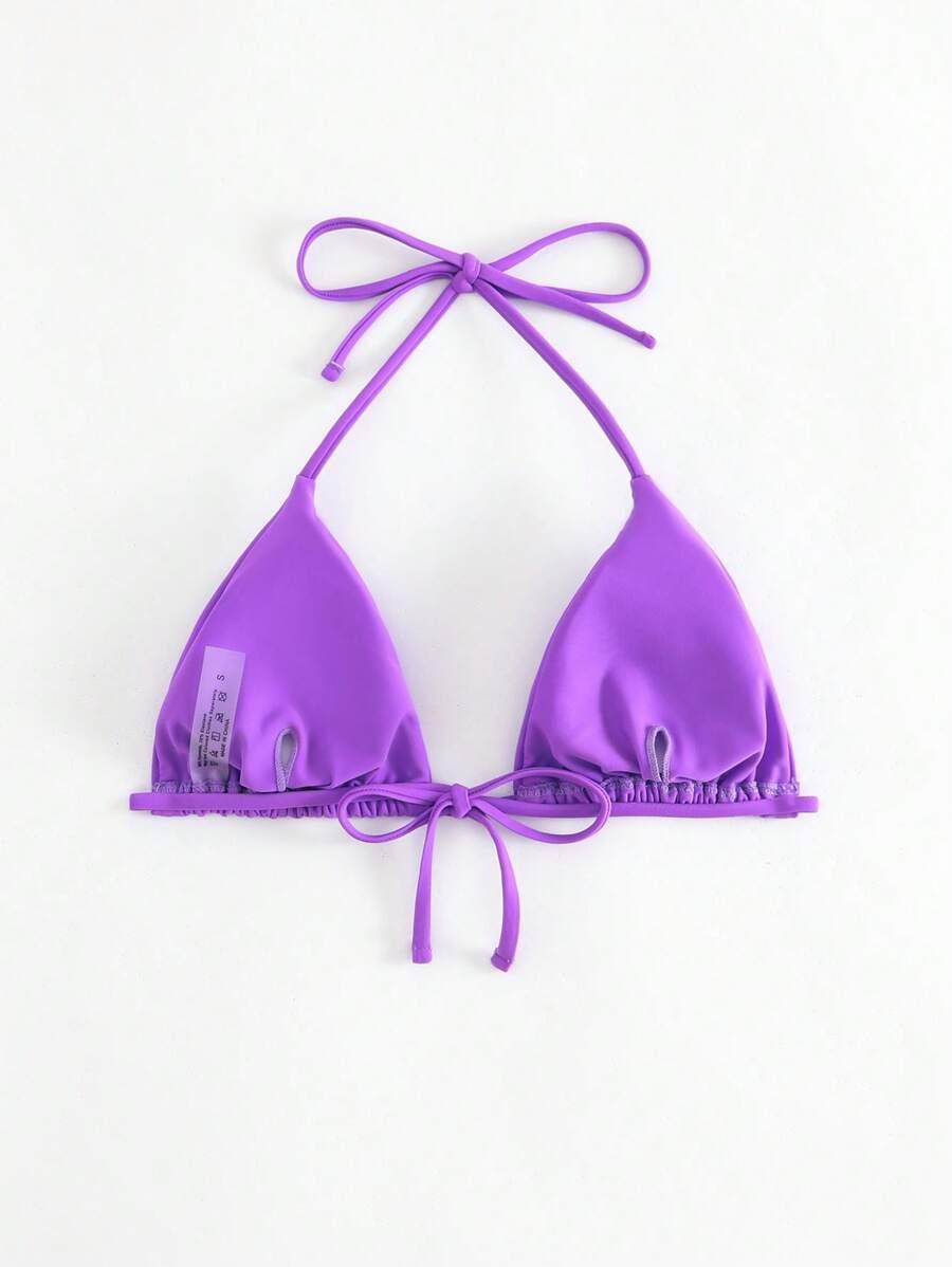 fioletowa góra od bikini