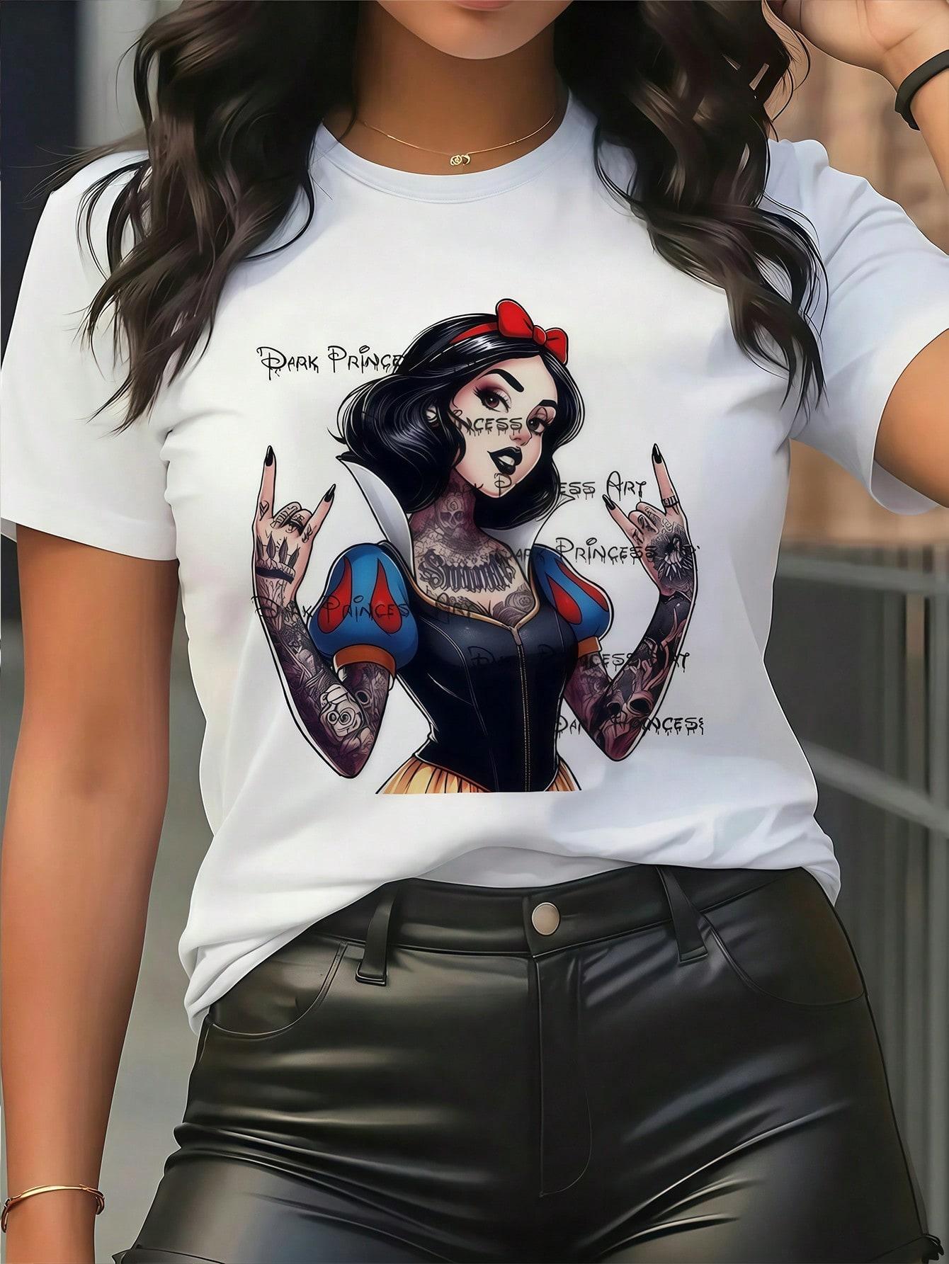 T-SHIRT Z NADRUKIEM