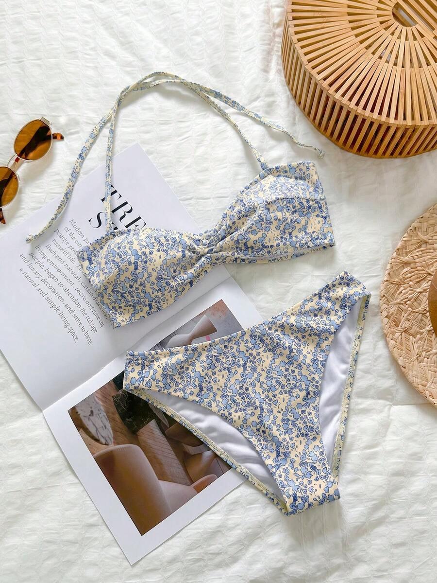 STRÓJ KĄPIELOWY DWUCZĘŚCIOWY NADRUK
