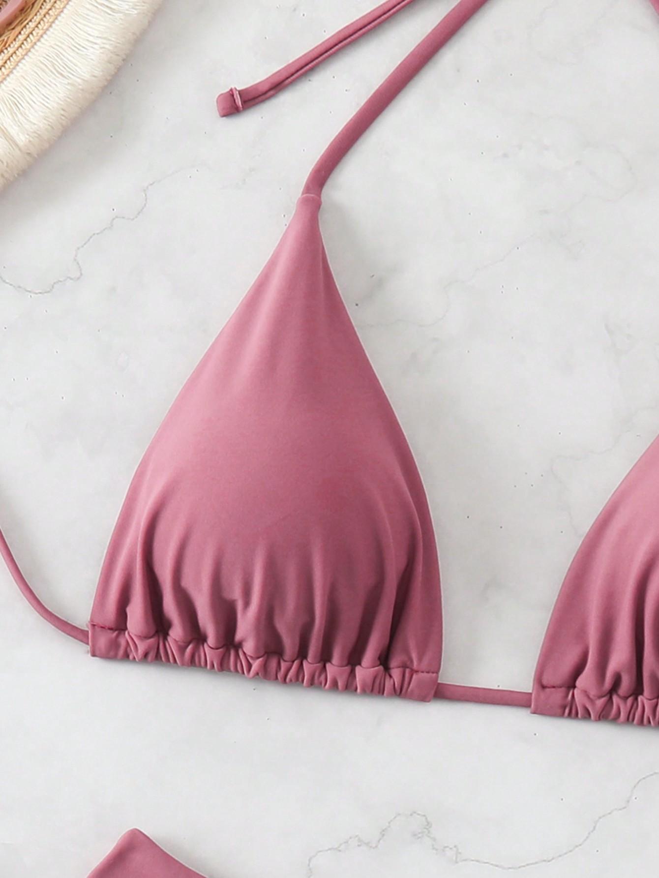 różowa góra od bikini 