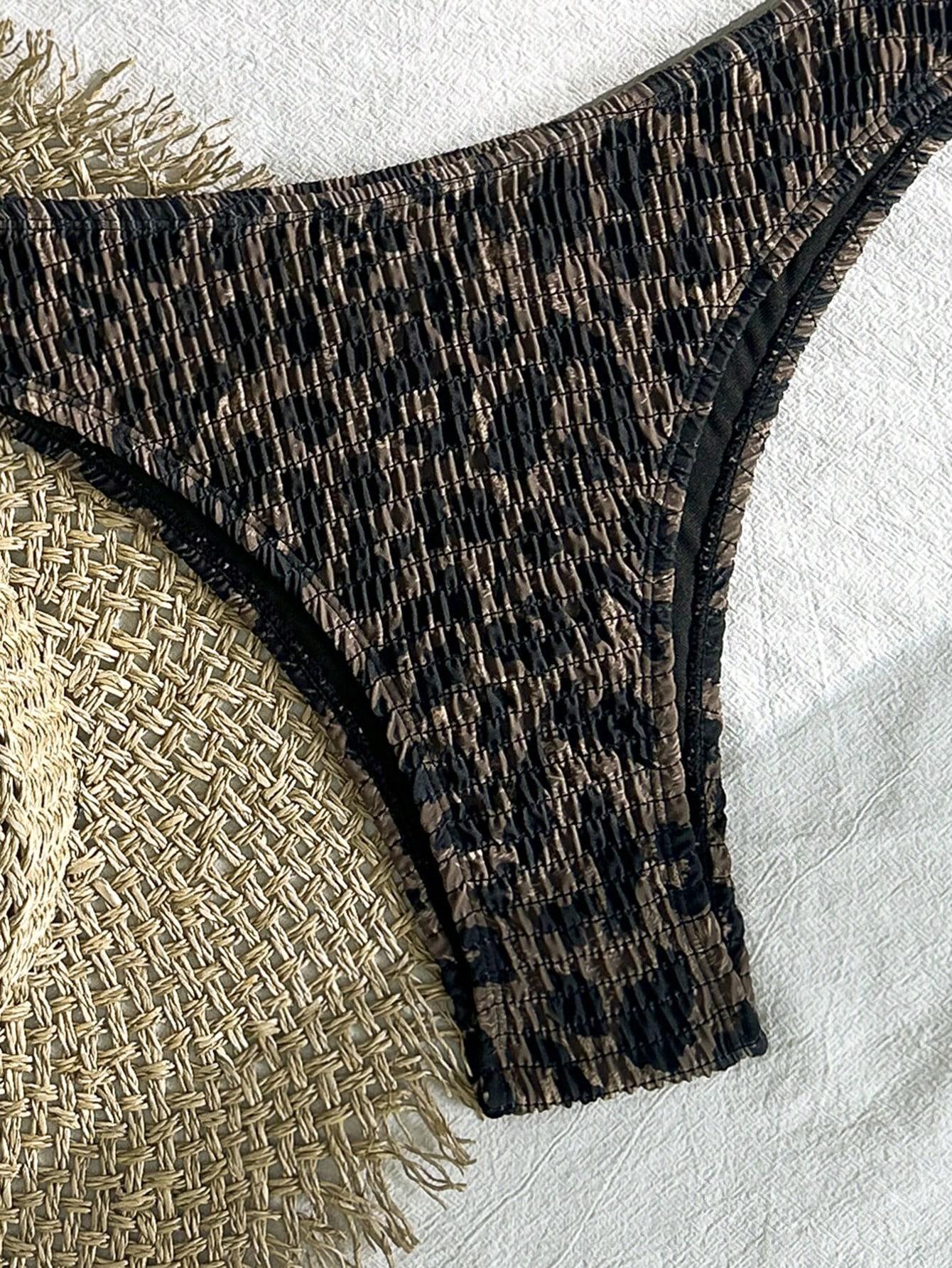 DWUCZĘŚCIOWY STRÓJ KĄPIELOWY ANIMAL PRINT