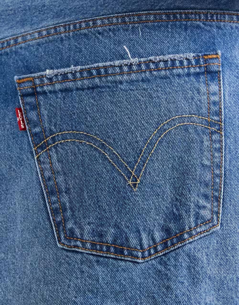NIEBIESKA MINI SPÓDNICA JEANS