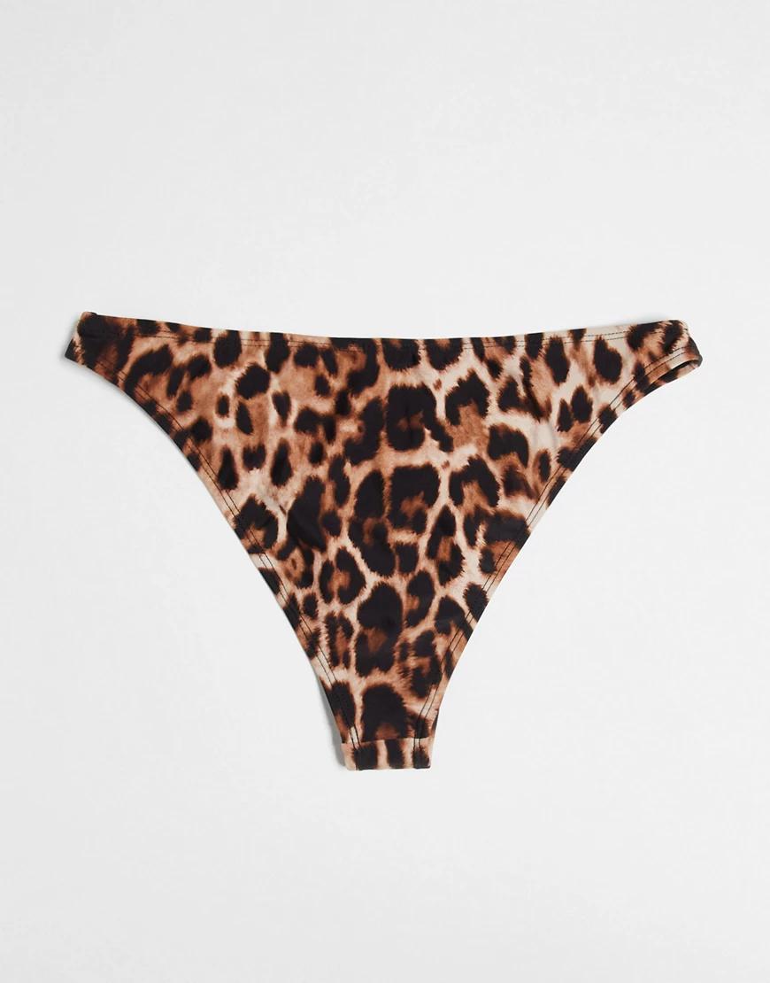 dół od bikini animal print 