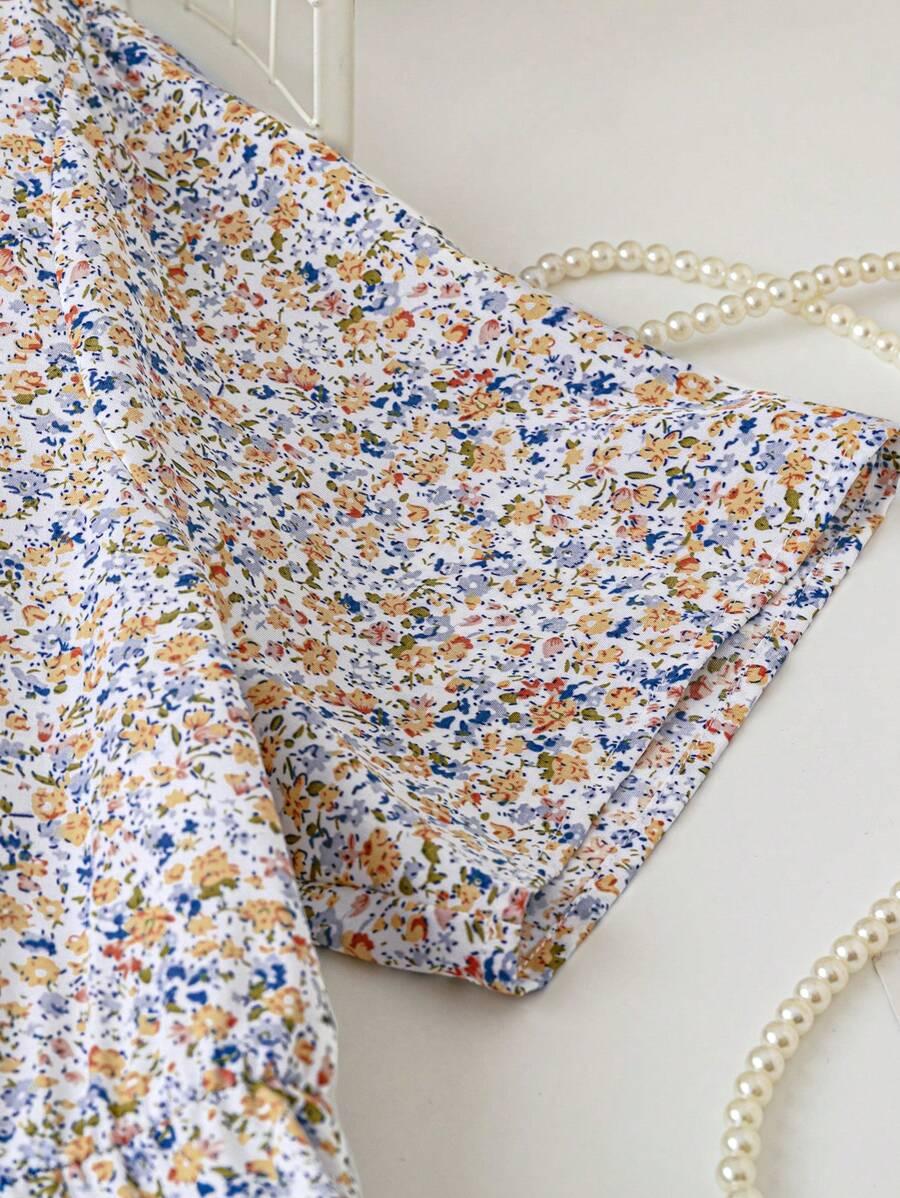 MAXI SUKIENKA PRINT KWIATY