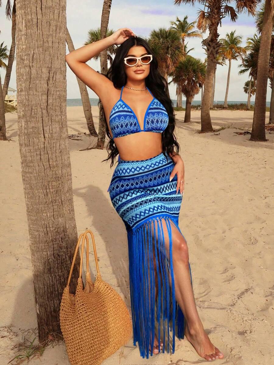 niebieska GÓRA OD BIKINI