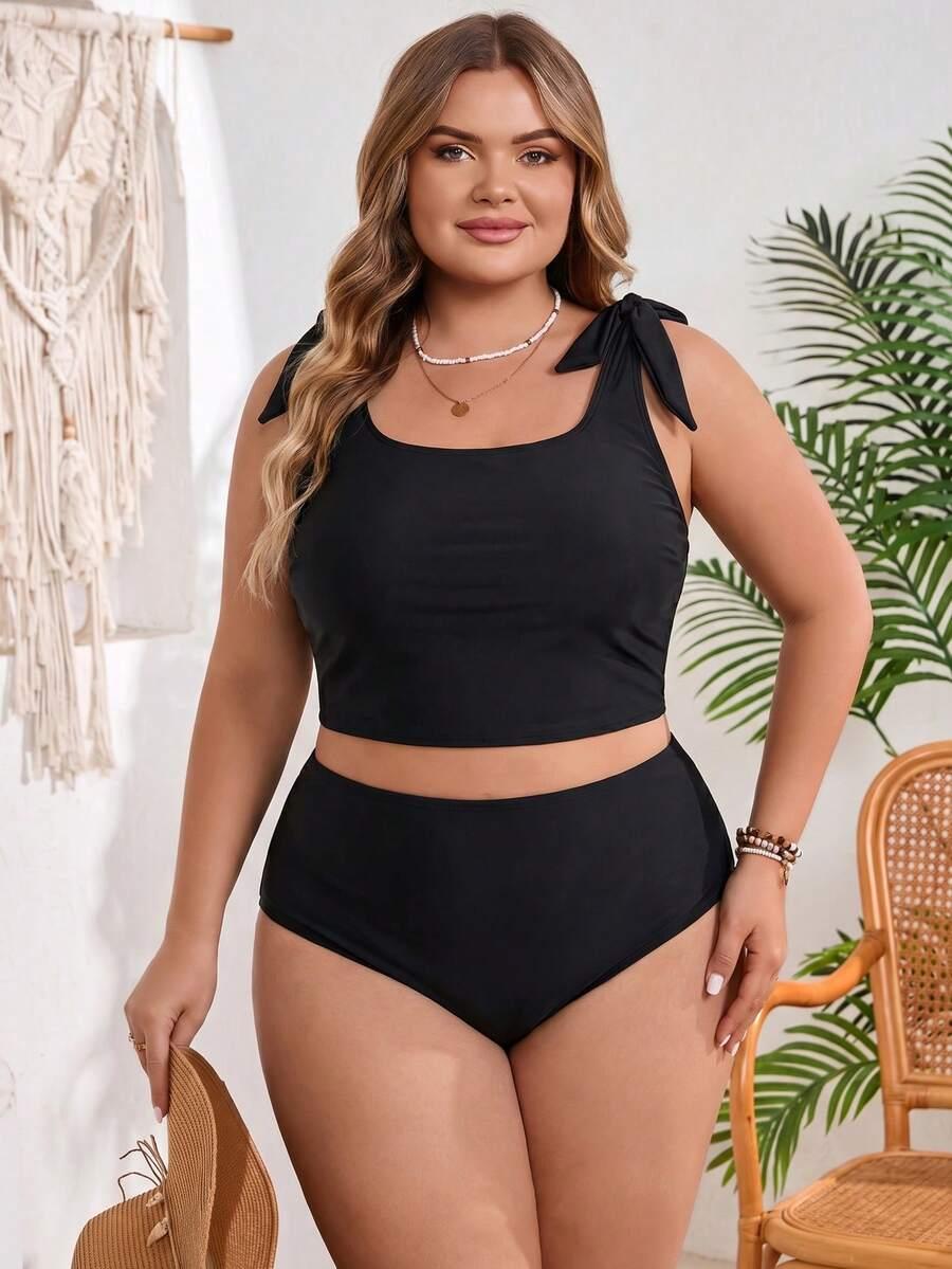 klasyczny czarny dół od bikini