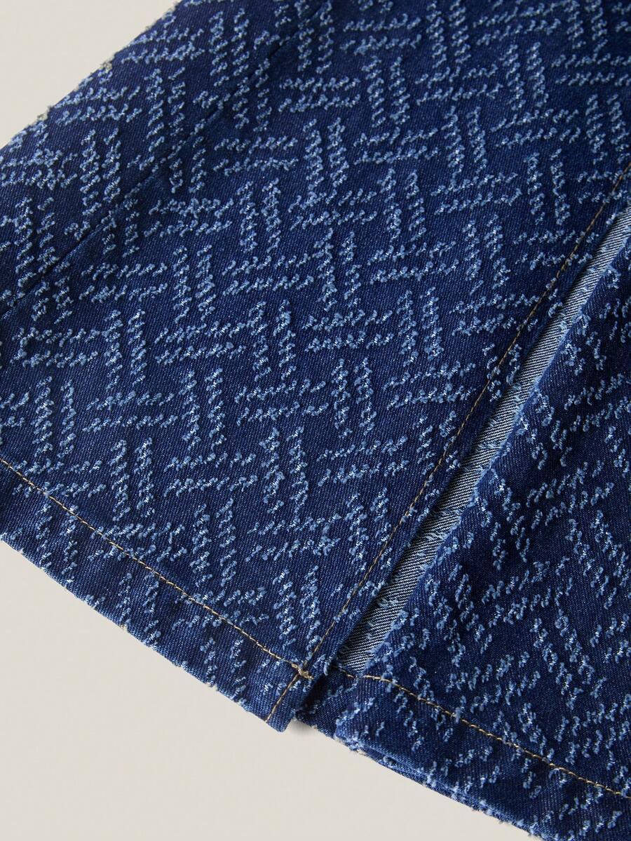 PONCZO JEANS WIĄZANIE