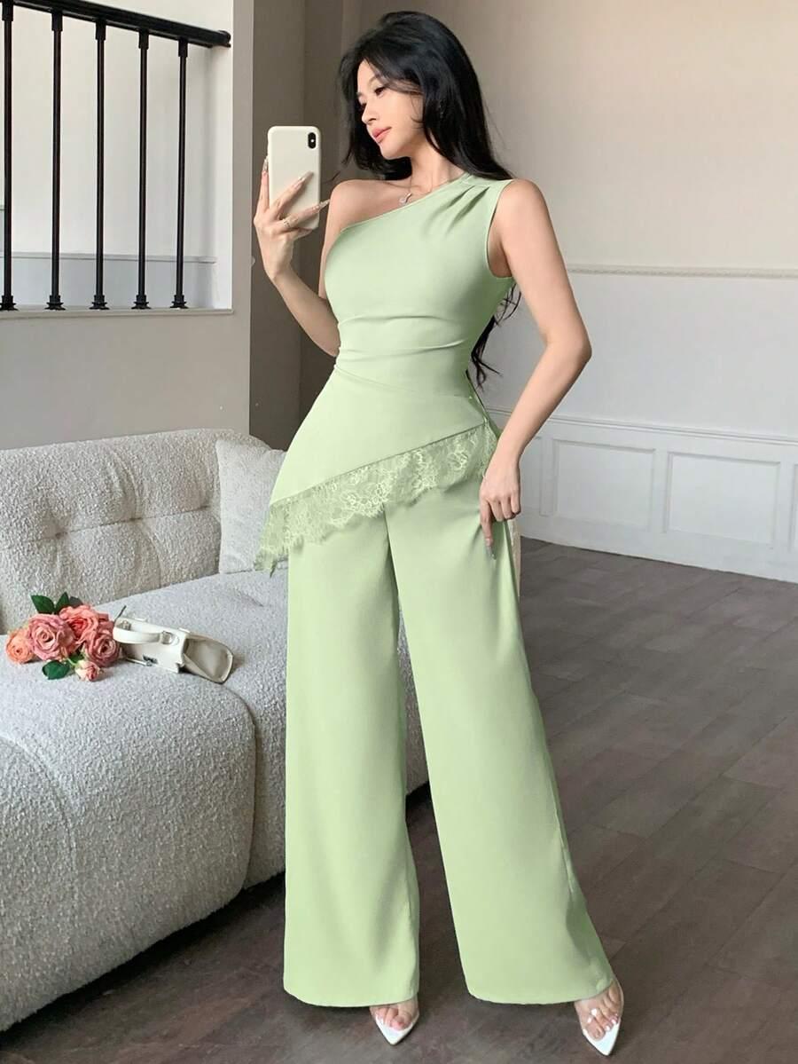 zielone spodnie casual