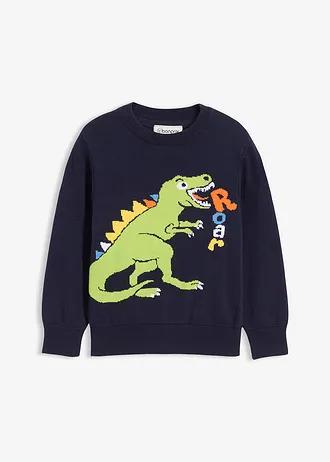 SWETER DZIECIĘCY BAWEŁNIANY Z DŁUGIM RĘKAWEM