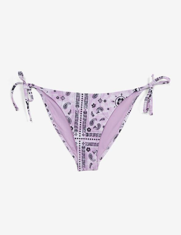 WIĄZANY DÓŁ BIKINI PRINT