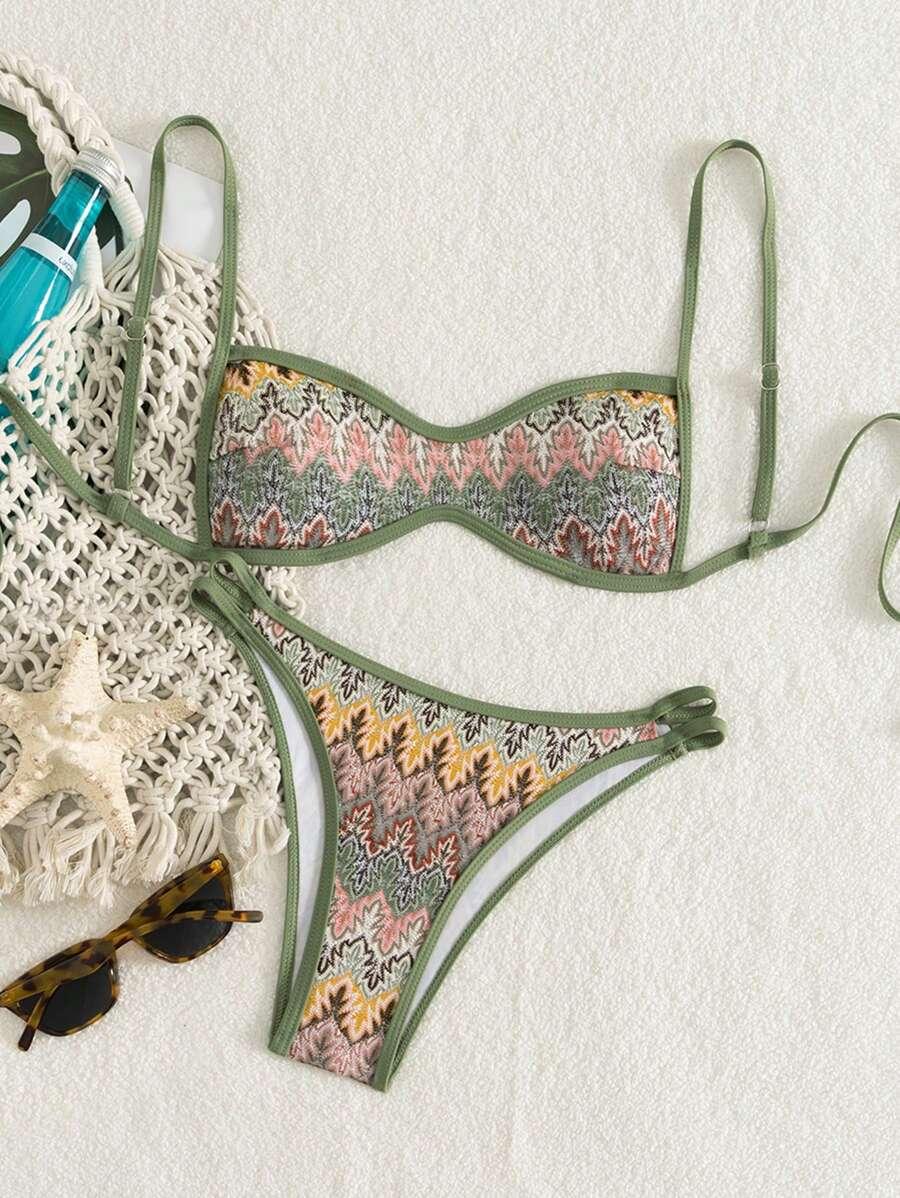 góra od bikini wzór