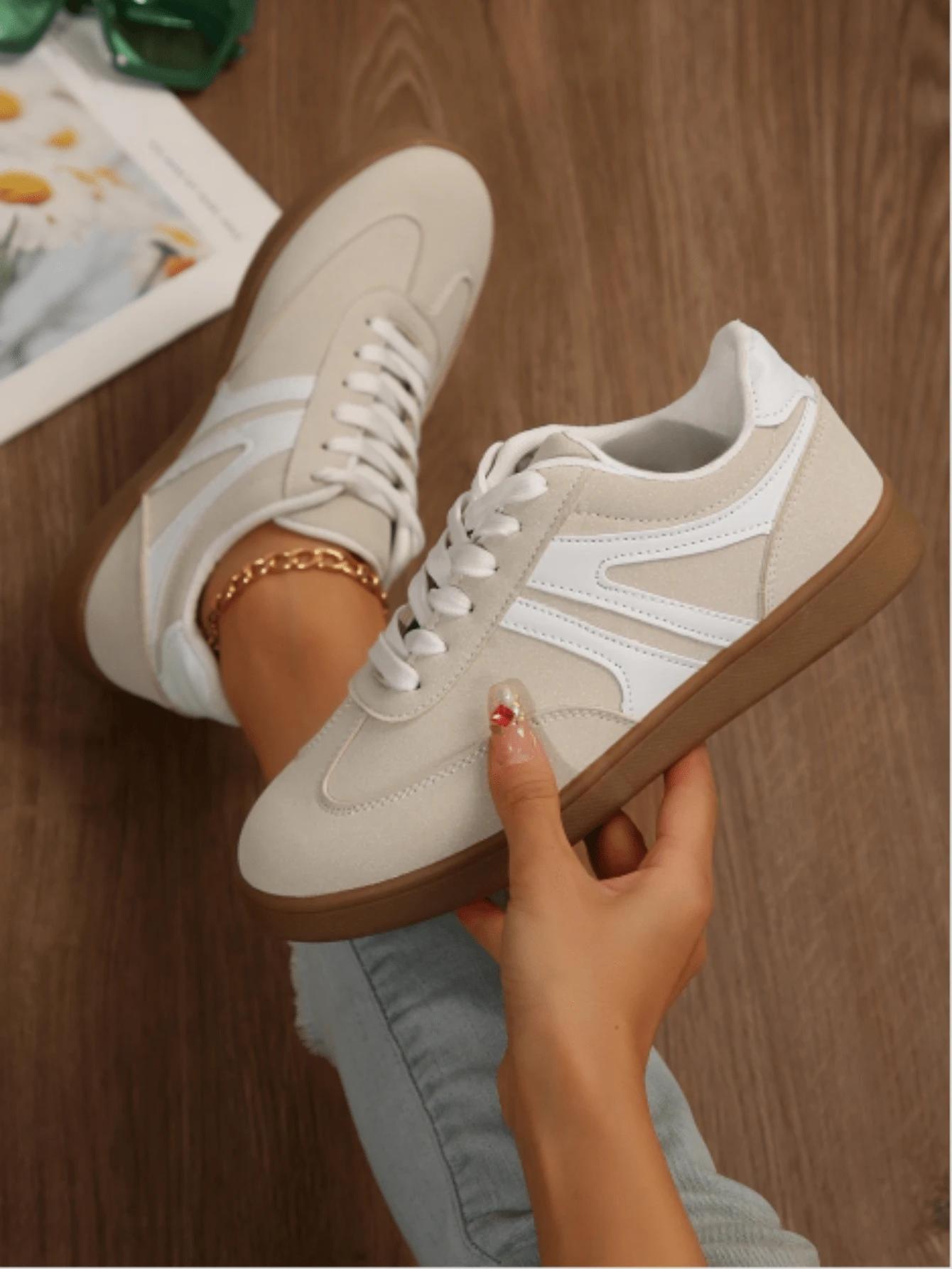 BEŻOWE BUTY SPORTOWE