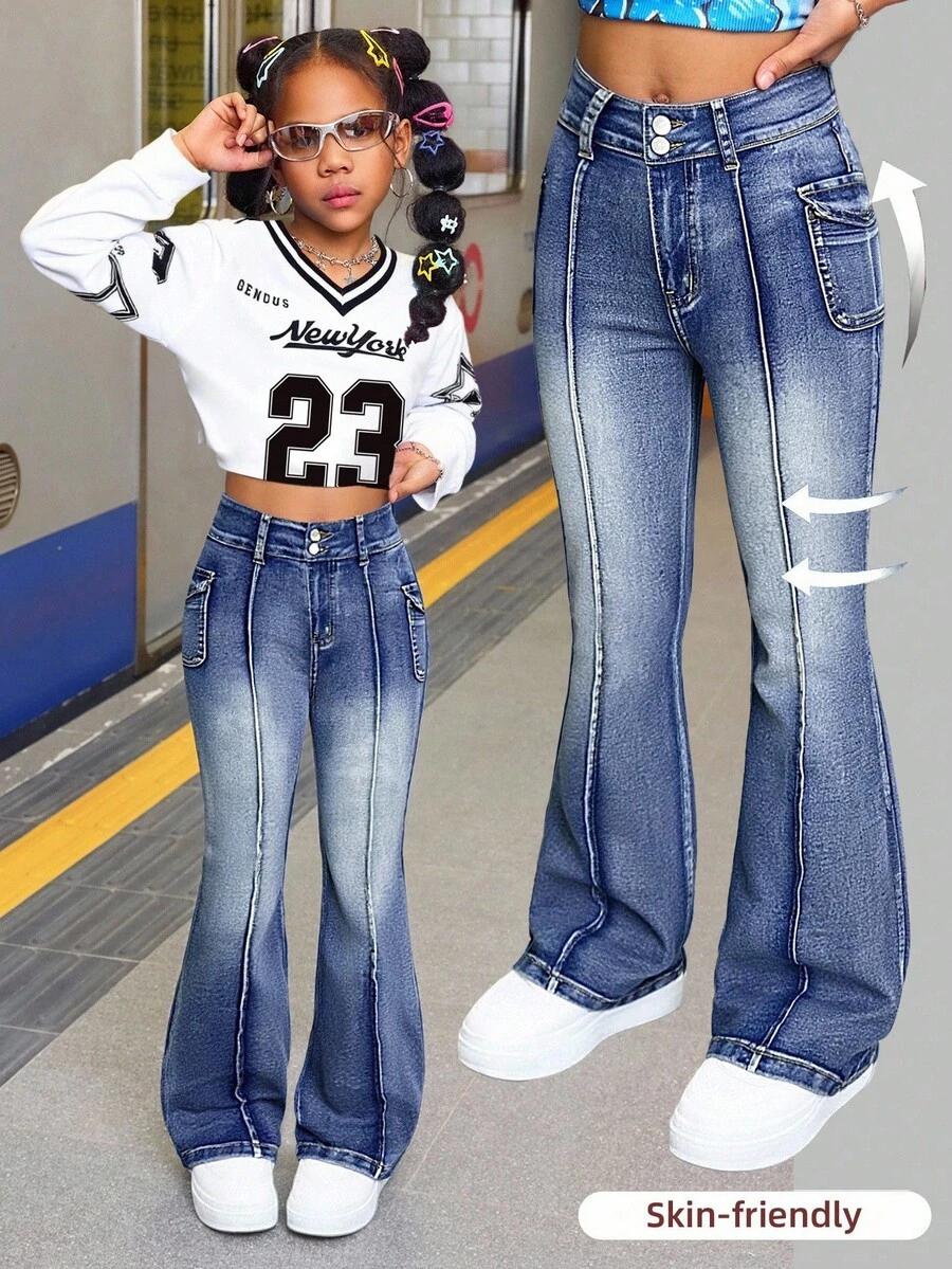 NIEBIESKIE SPODNIE JEANS 