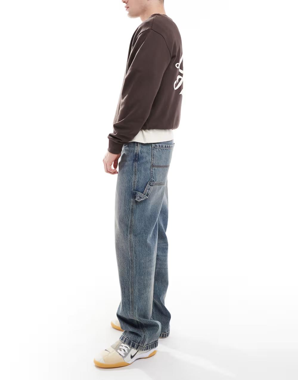 NIEBIESKIE SPODNIE JEANS