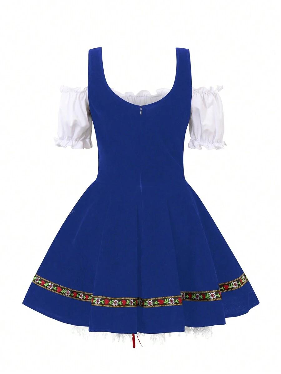 NIEBIESKA MINI SUKIENKA