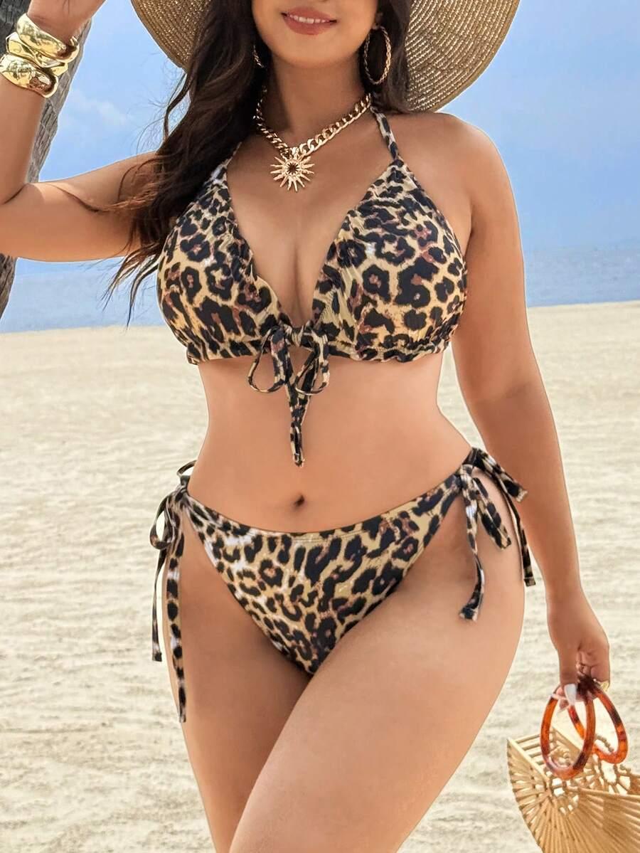 DWUCZĘŚCIOWY STRÓJ KĄPIELOWY ANIMAL PRINT
