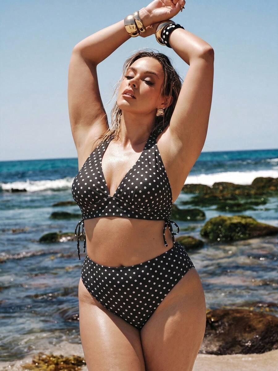 BIKINI 2 CZĘŚCIOWE W GROSZKI