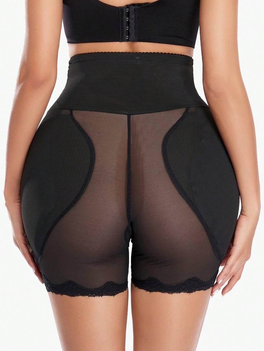 czarne MODELUJĄCE SZORY PUSH-UP