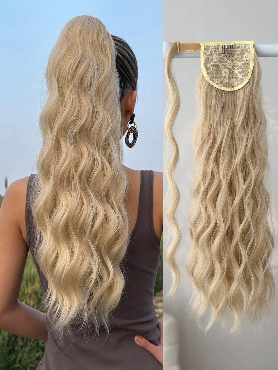BLOND KUCYK WŁOSY SYNTETYCZNE