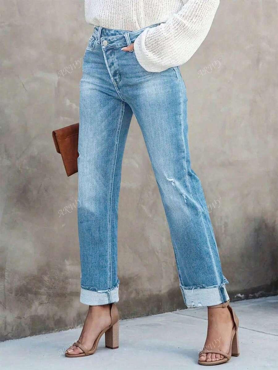 NIEBIESKIE SPODNIE JEANS