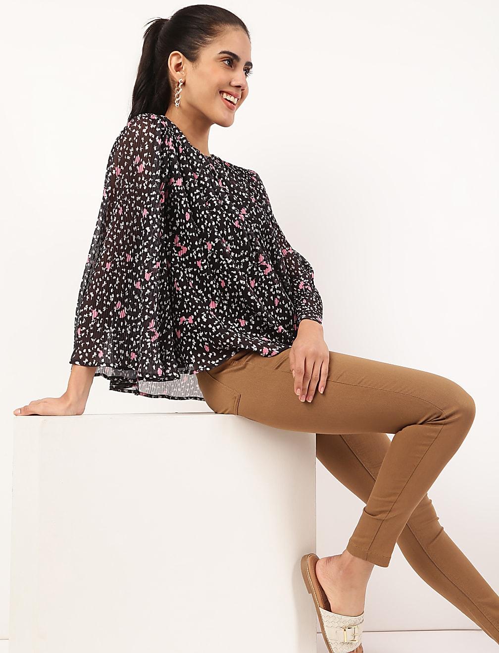 BLUZKA DŁUGI RĘKAW PRINT T43-2138K-Y4