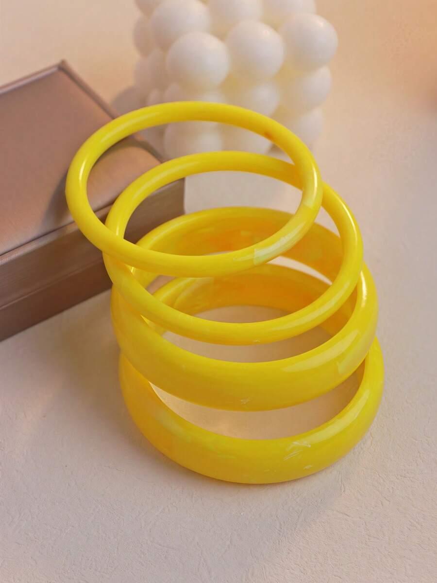 żółta bransoletka 2-pack
