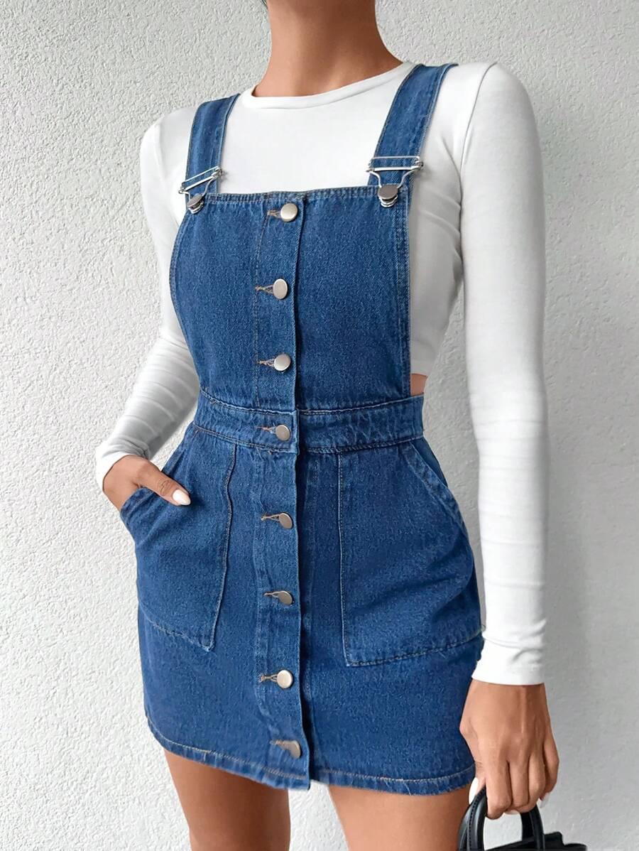 JEANSOWA MINI SUKIENKA